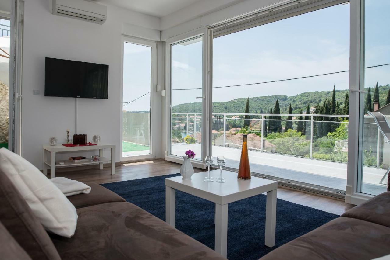 De Luxe Apartment Mediteran 1**** Zaton  Eksteriør billede